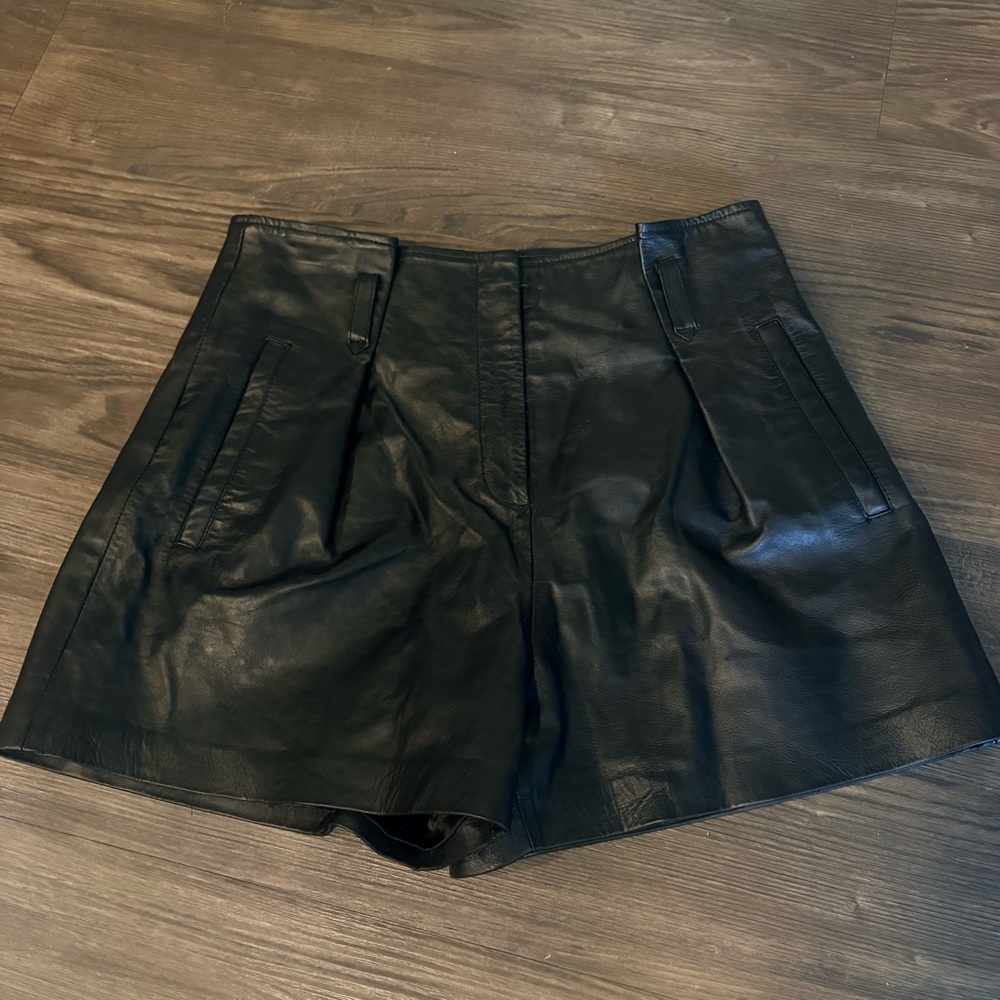 Muubaa 100% Leather Shorts